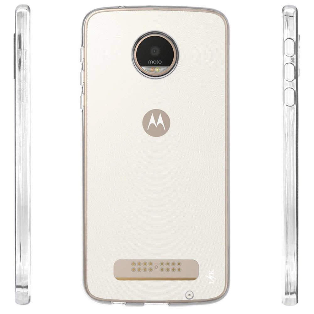 Ультратонкий Прозрачный мягкий силиконовый чехол из ТПУ для Motorola Moto Z Play Droid |