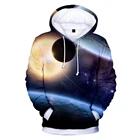 Повседневные 3d толстовки LUCKYFRIDAYF с изображением космической Галактики, пуловер для мужчин и женщин, толстовка с капюшоном и длинным рукавом, свитшот, одежда, топы, большие размеры
