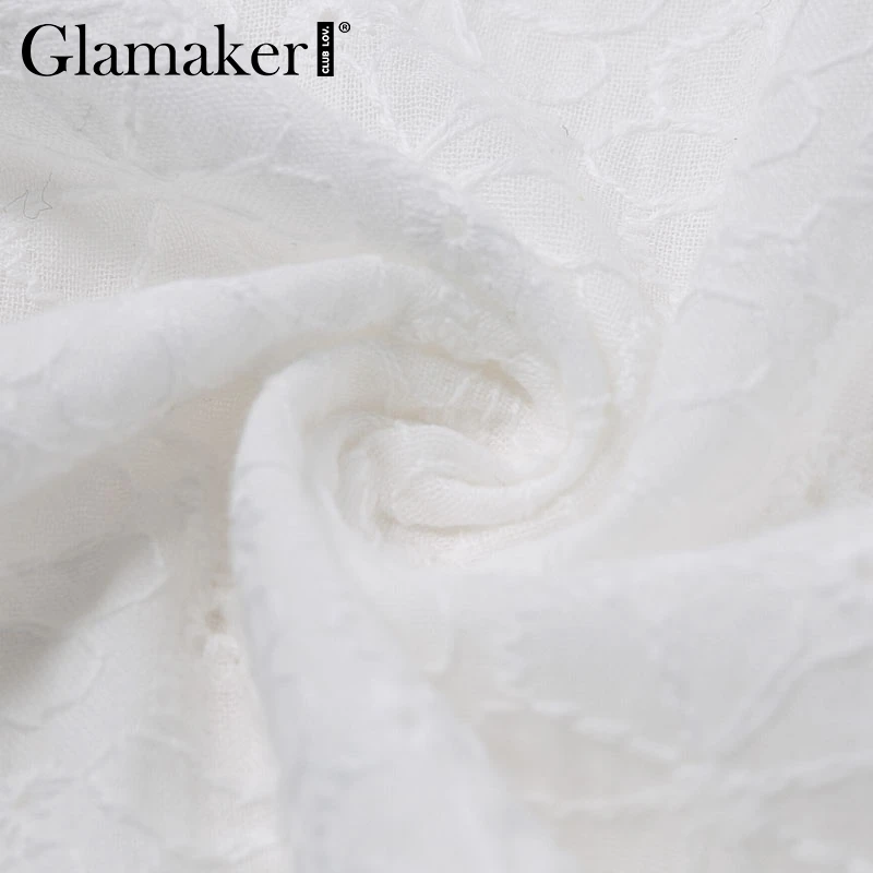 Женское плиссированное платье с открытыми плечами Glamaker летнее облегающее