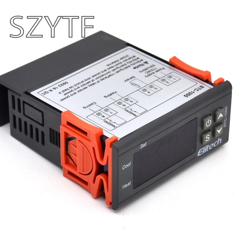 STC-1000 Температура контроллер STC 1000 термостат Аквариум NTC Сенсор 220V