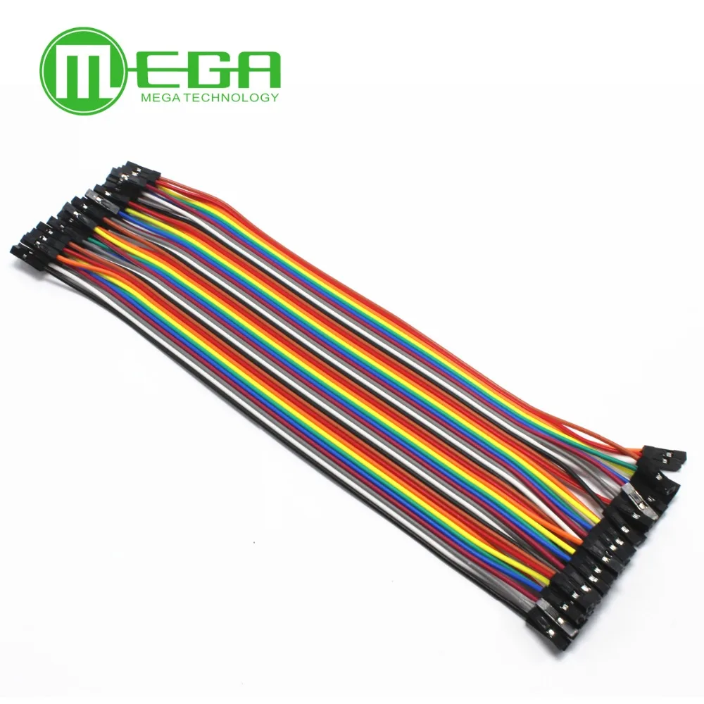 1 рядный 40 контактный кабель dupont перемычка линия гнездо 20 см 1P 1P|jumper wire|line dupontline cable