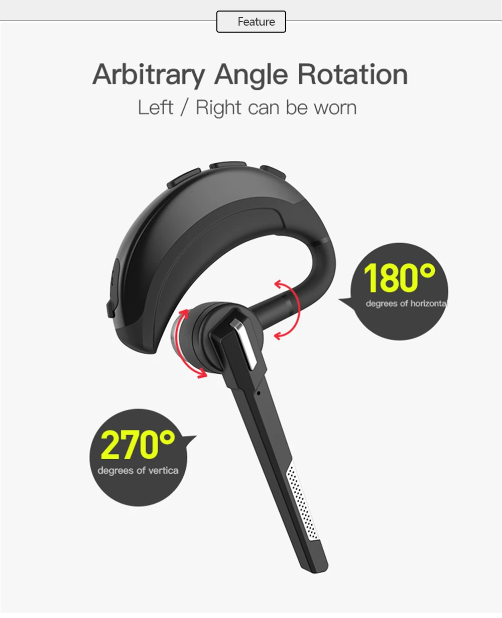 Bluetooth гарнитура DACOM Voyager Legend с шумоподавлением беспроводные наушники