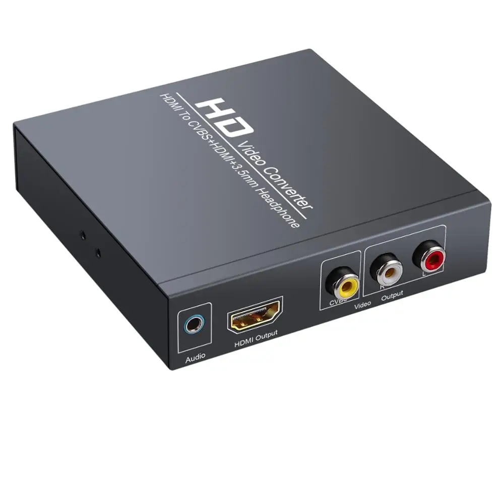 Neoteck HDMI Совместимость с RCA совместимый конвертер 3 5 мм разъем для наушников 720P 1080P