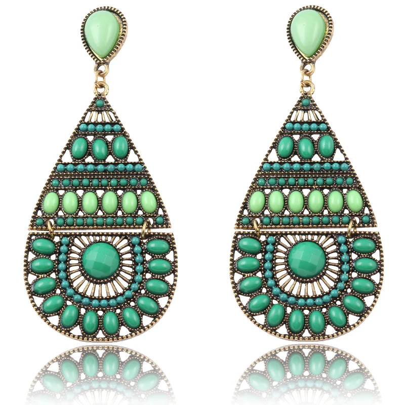 Серьги IF ME в этническом стиле женские винтажные цветные украшения из бисера