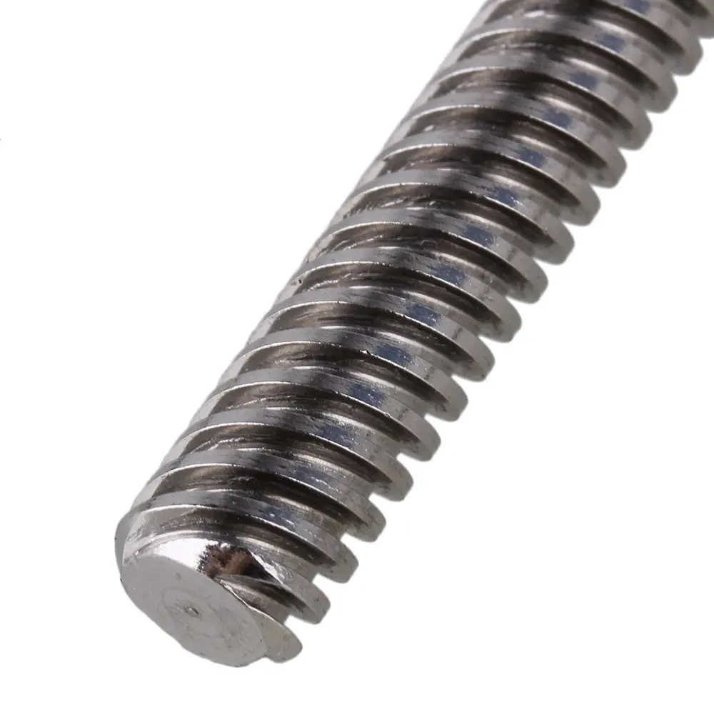 100mm Length 8mm Silver Stainless Steel Lead Screw Rod with Brass Nut for 3D Printer Z Axis | Обустройство дома