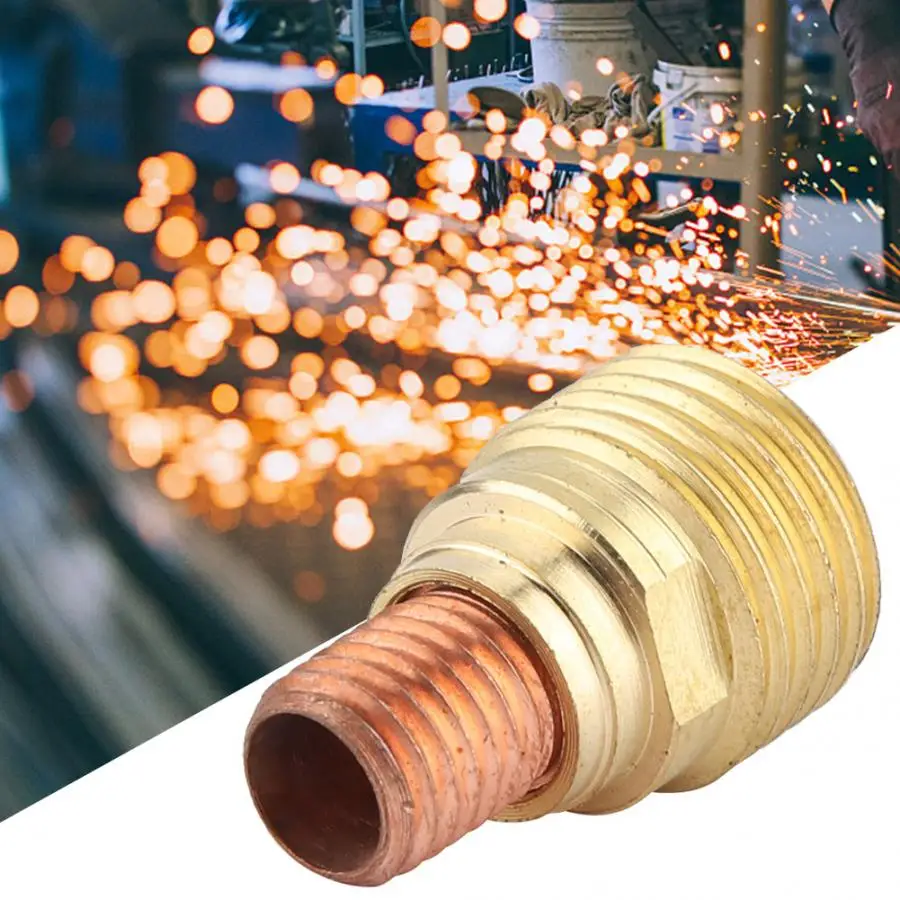 5 pcs 45V44 Gas Lens Collet Body 2.4mm 3/32" for TIG Welding Torch WP-9/20/25 | Инструменты