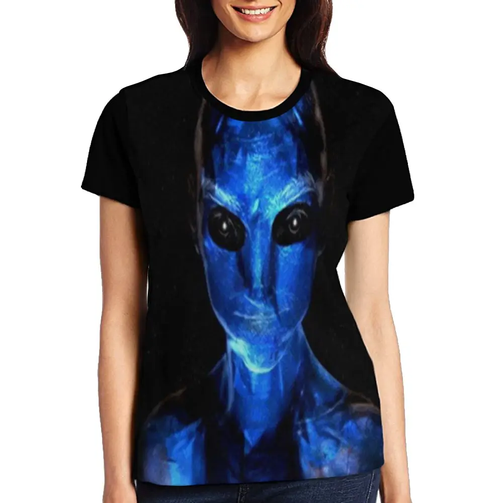 SAMCUSTOM Горячая alien полная печать женские футболки с коротким рукавом Футболка