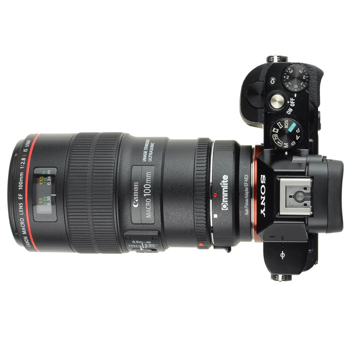Адаптер COMMLITE с автофокусом для Canon EF Sony NEX|adapter extender|adaptation typesadapt |