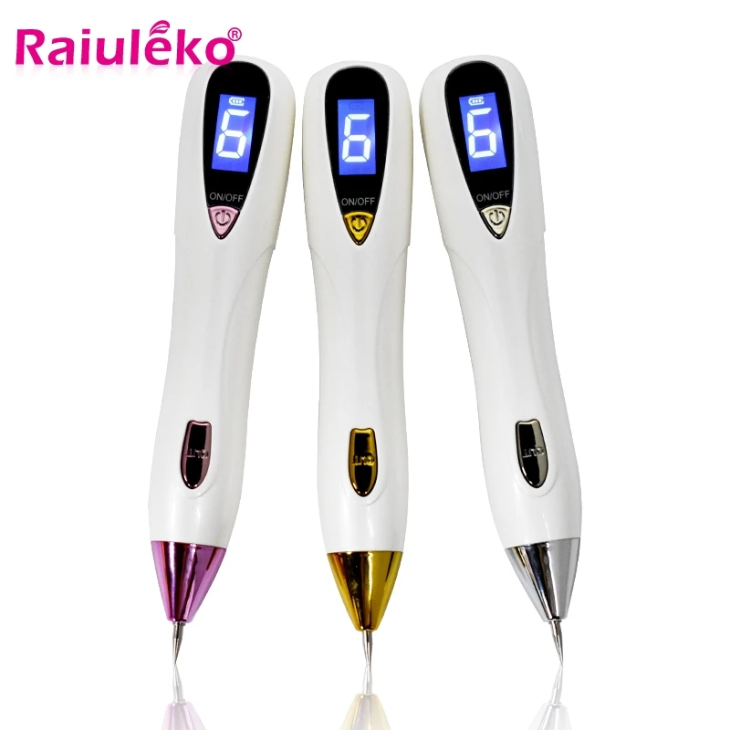 Лазерная плазменная ручка с 9 уровнями и ЖК дисплеем для удаления родинок