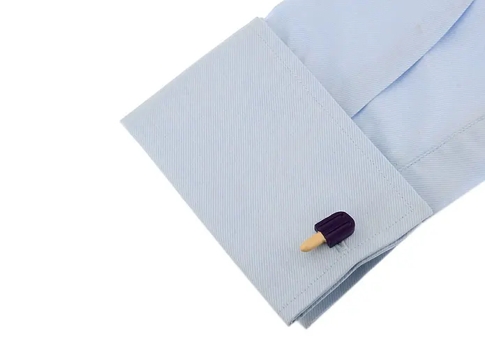 Запонки Для Мороженого iGame качественный латунный материал фиолетовый цвет новый