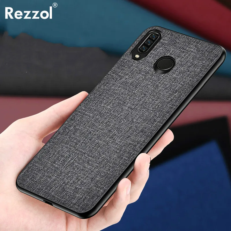 Тканевый жесткий чехол из ПК для OPPO Realme 3 Pro мягкий ТПУ с рамкой задняя крышка 2 1