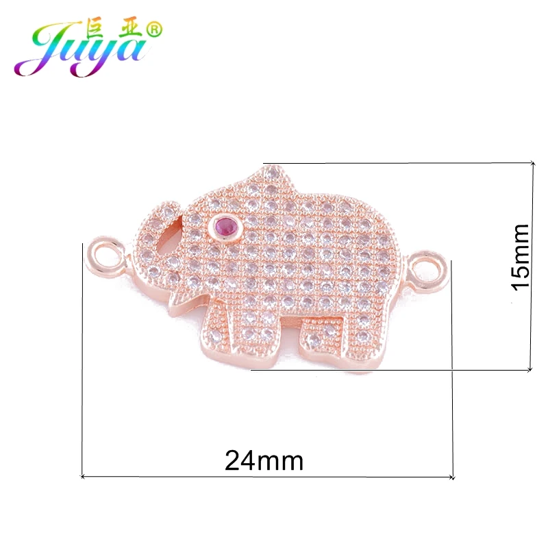 Ювелирная фурнитура Juya для рукоделия сделай сам соединитель в виде слона шармы
