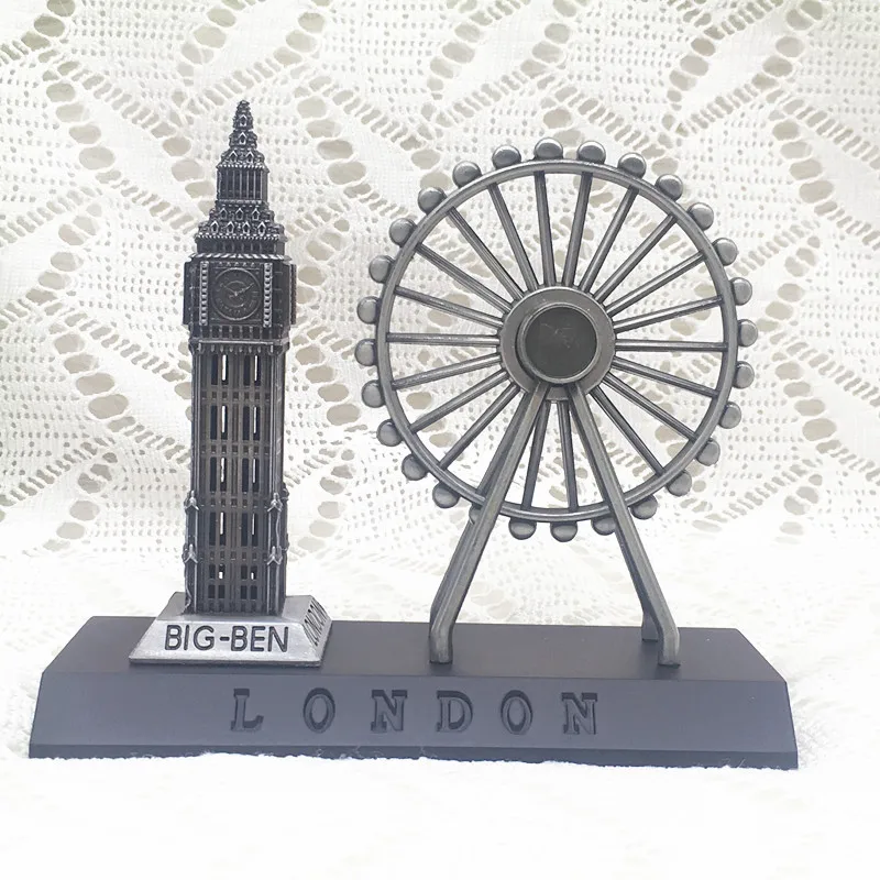 Подарок на день рождения металлический городской сувенир для туризма