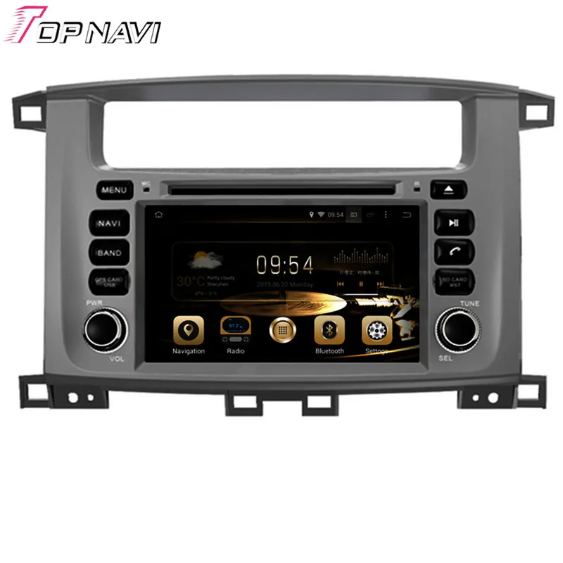 Topnavi 7 ''Octa Core 4 Гб RAM Android 6 0 Автомобильный видеоплеер для TOYOTA LAND CRUISER 100 1998-2007/LC