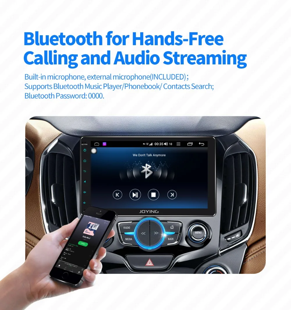 JOYING one din " Android 8,1 HD 4 Гб и 64 Гб Восьмиядерный GPS автомобильный радиоприёмник поддержка 4G DSP универсальный Головной блок autradio быстрая загрузка