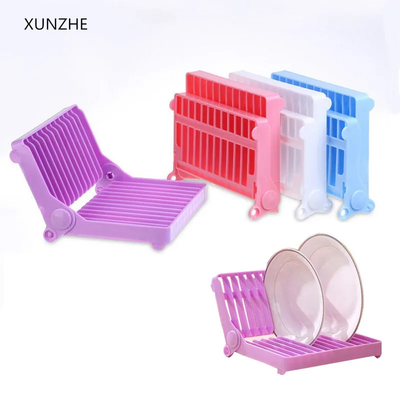 Кухня складное блюдо стойки чаша держатель тарелка органайзер лоток посуда для