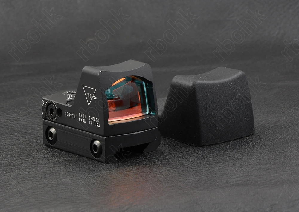 Охотничья стрельба trijicon rmr стиль 1x Красная точка зрения прицел для Пикатинни и Глок База крепление M9410