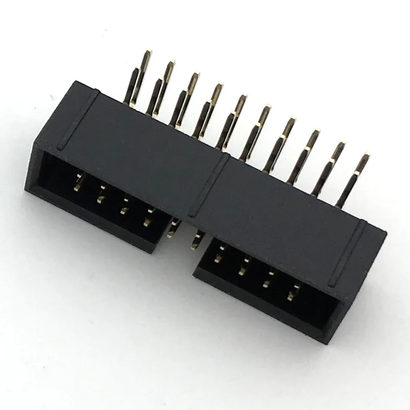 10 шт. прямоугольный разъем JTAG ISP IDC Box коннектор 2 54 мм штекер коробки гнездовой