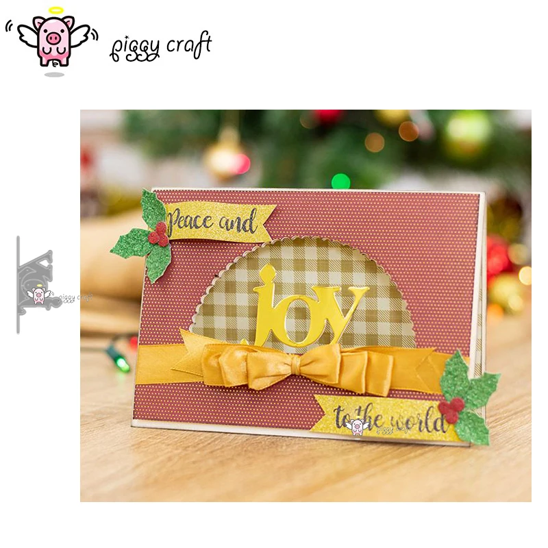 Металлические вырубные штампы вырезанные формы украшение с надписью Joy