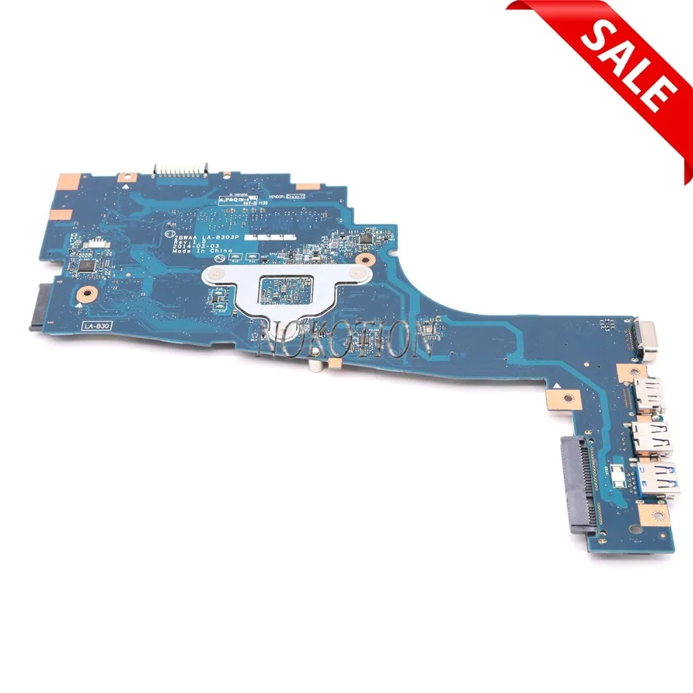 NOKOTION ZBWAA LA-B303P Rev 1,0 K000891450 материнская плата для ноутбука toshiba satellite C55-B5202 C55 Intel материнская плата DDR3 тестирование