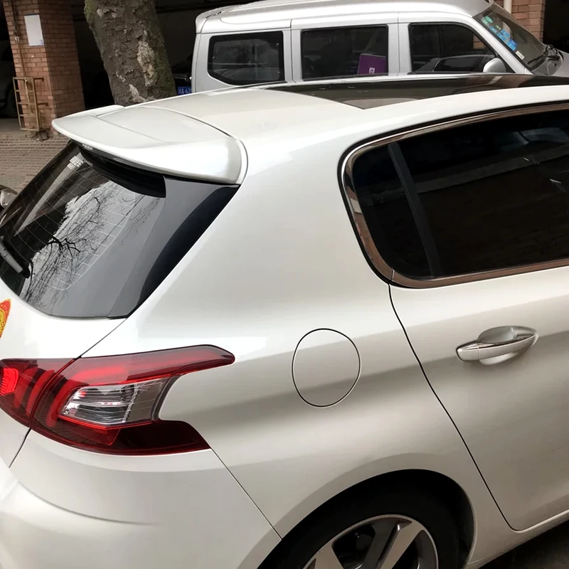 Для peugeot 308S- высококачественный АБС-пластик задний спойлер грунтовка или DIY Цвет 308S задний спойлер на крышу
