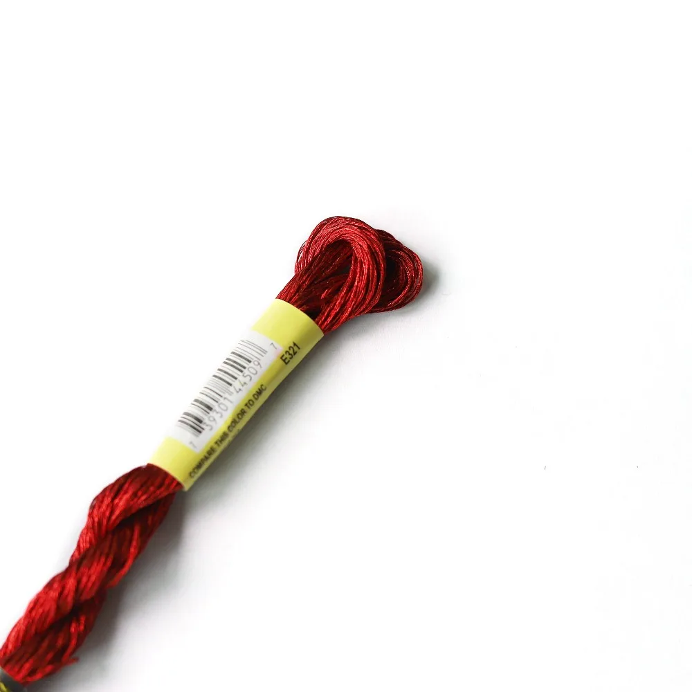 Набор металлических нитей для вышивки крестиком 6 8 м 5 цветов на выбор 7 ярдов в