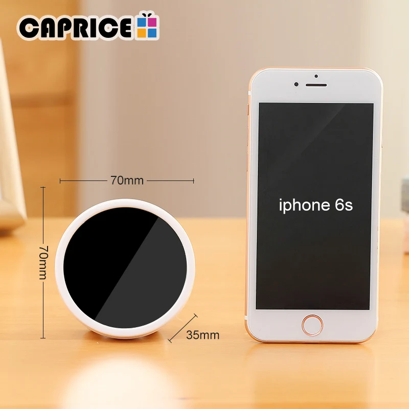 Зеркальный будильник функция повтора Led время мини часы прикроватный календарь