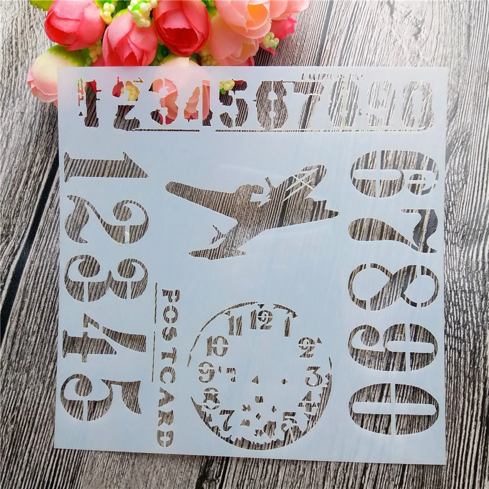 Карта инструментов для скрапбукинга DIY альбом маскирующий спрей нарисованный