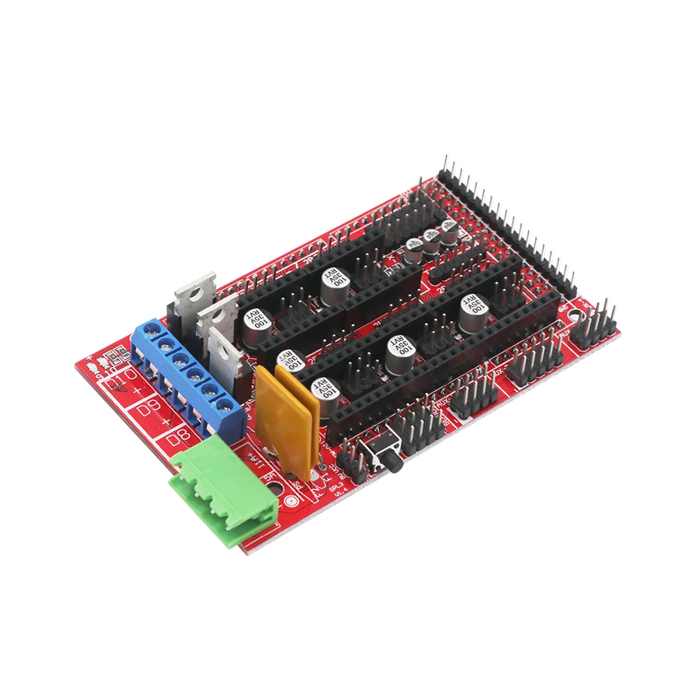 3d Принтер Комплект Mega 2560 R3 макетная плата+ RAMPS 1,4 Управление Лер для arduino Atmega2560 REV3+ 4 шт. A4988 драйверы