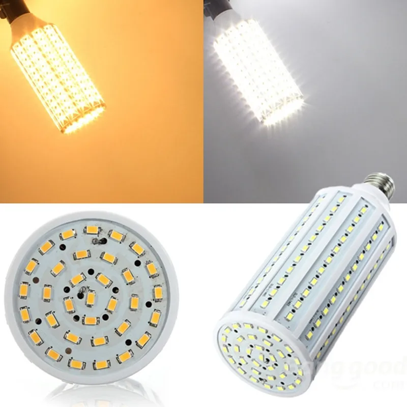 

50W LED Corn Bulb 165pcs SMD5730 B22 E27 E40 LED Bulb Light 360degree Warm/Natural/Cold White 85-265V 1pc/lot, free shipping
