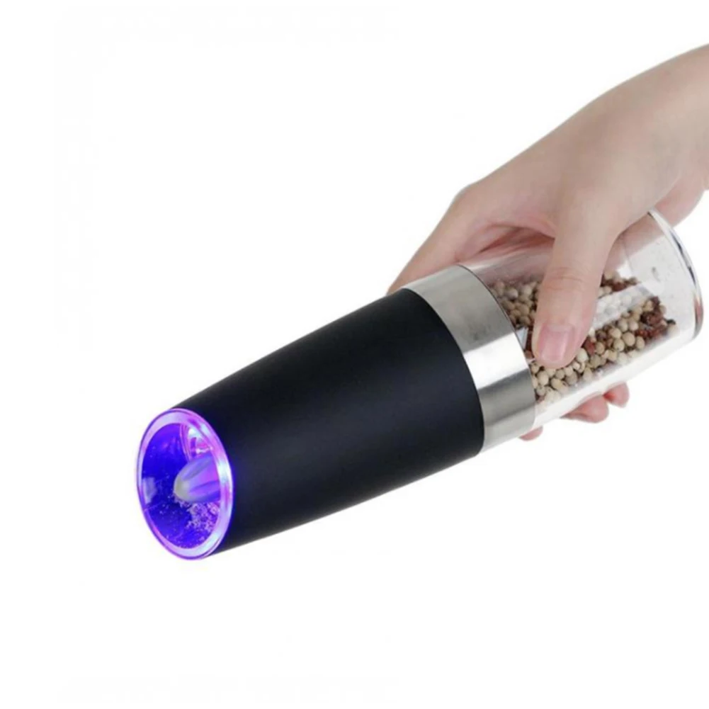 Battery Operated Sensor Spices Grinders Shaker Creative Refillable Salt Pepper Mill With Adjustable Ceramic Rotor Large Capacit | Дом и сад