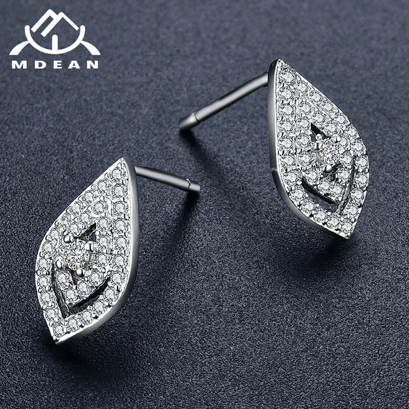 Серьги подвески MDEAN модные серьги белого и золотого цвета ювелирные изделия для