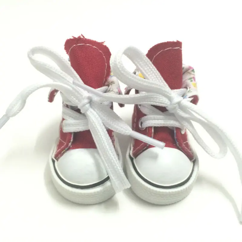 6CM BJD Doll Shoes for Paola Reina Dolls 12-13'' 1/3 Footwear Sports Canvas Accessories 2 Pair/Lot | Игрушки и хобби