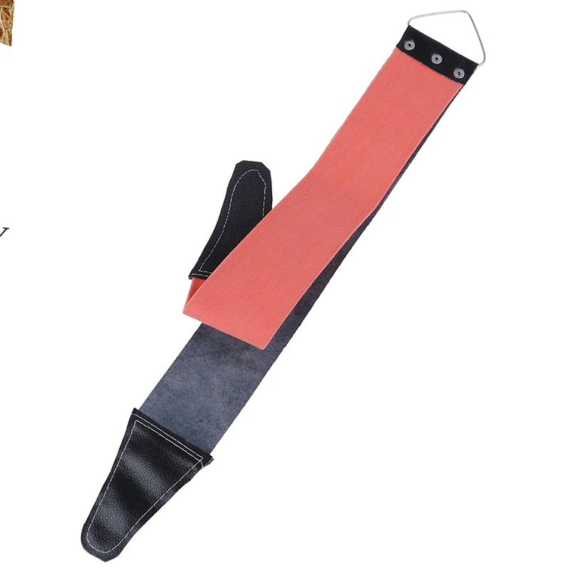 

1pc Canvas Leather Razor Sharpening Strap Sharpening Strop For Barber Open Straight Shave Tool Double Side Available