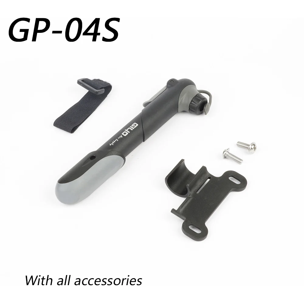Giyo gp-04s 80 г Портативный мини дорога горный велосипед Велосипедные насосы 100 PSI высокого Давление Велоспорт рук воздушный насос бал шин - Цвет: GP04S