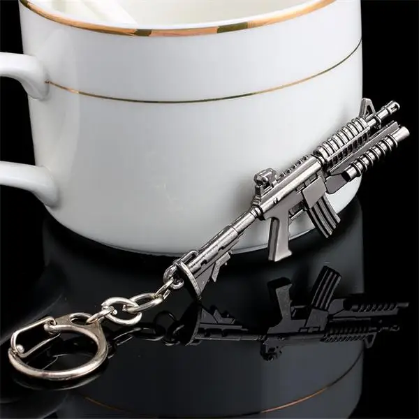 Игра M16, новинка, товары AK47, мужские пистолеты, брелок, кулон, M4A1, Снайпер, брелок, 10 стилей, ювелирные сувениры, подарки - Цвет: M16