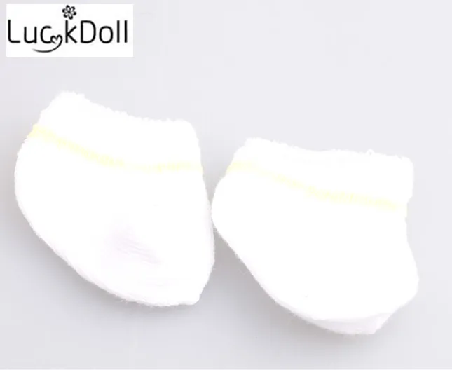 

Высокоэластичные короткие носки LUCKDOLL, 18 дюймов, американская кукла 43 см, аксессуары для одежды, игрушки для девочек, подарок на день рождени...