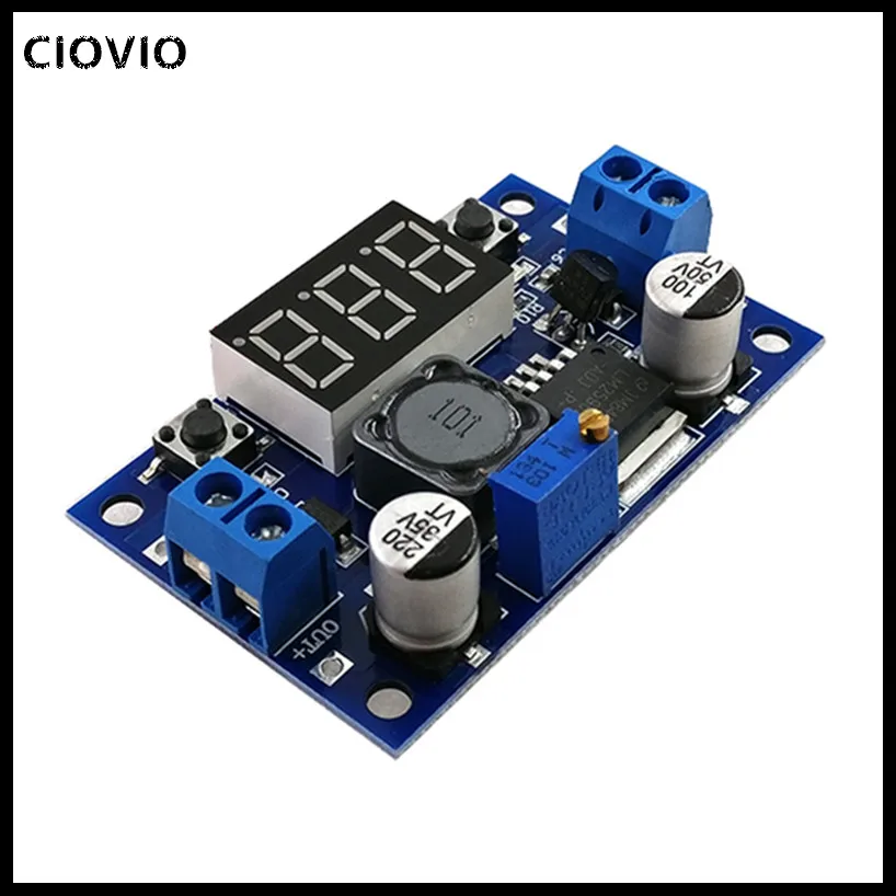 DC понижающий модуль LM2596 DC/DC 4 0 ~ 40V до 1 25 37V Регулируемый регулятор напряжения со