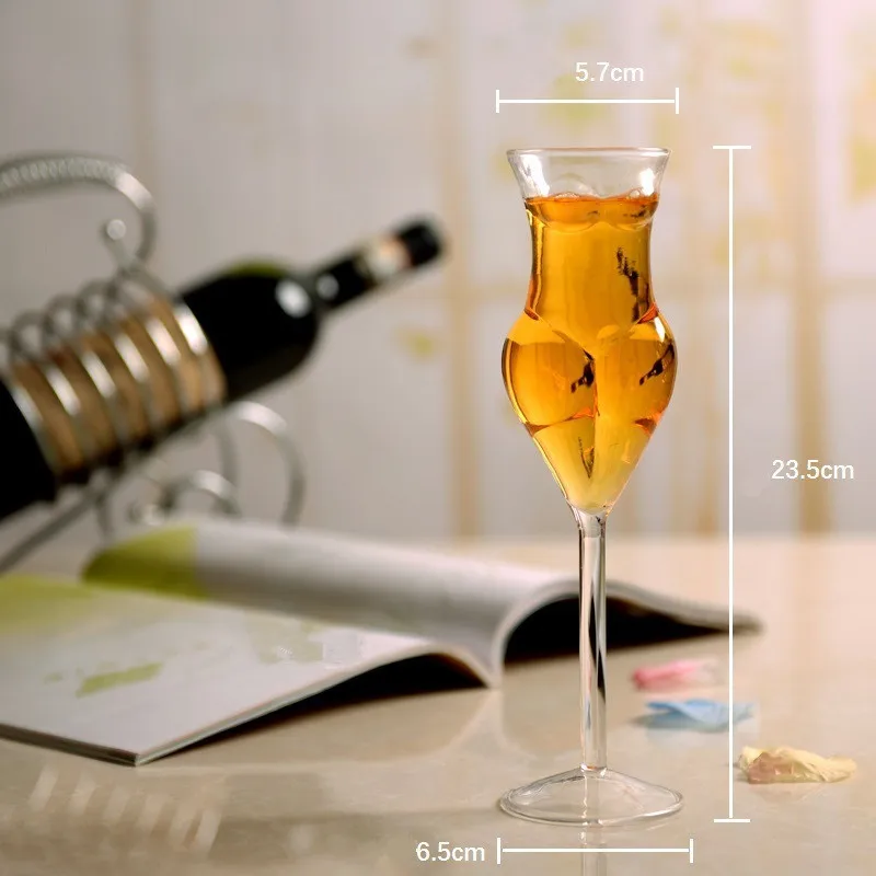 Hot 1 Pcs Sexy Creative Wine Glasses Goblets Crystal Cups Beauty Beautiful Body Design Drinkware Birthday Gifts | Дом и сад