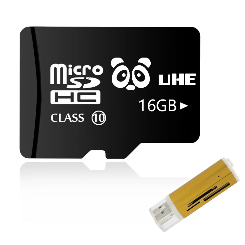 Черная карта памяти Microsd 32 Гб 64 tf карты 4 ГБ 8 16 флэш microsd с кардридером мини