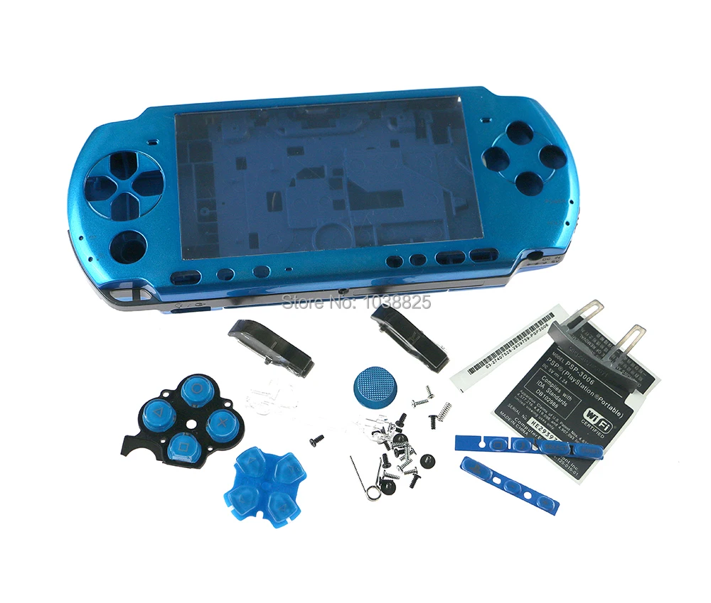 10 компл./лот для игровой консоли PSP 3000 Сменный Чехол с полным корпусом чехол
