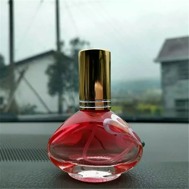 New Hand Painting Portable Essentail Oil Roll on Bottle Perfume Atomizer Hang Fragrance Decor Favor 10pcs/lot P075 | Красота и