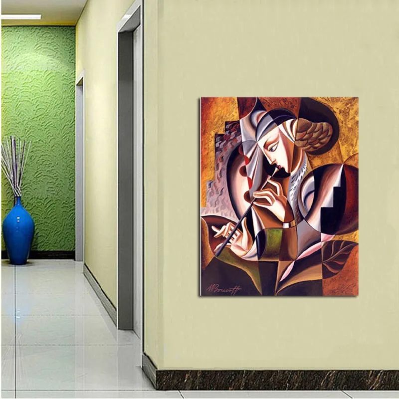 Ручная роспись Абстрактная Женская картина маслом 100% ручная работа Холст