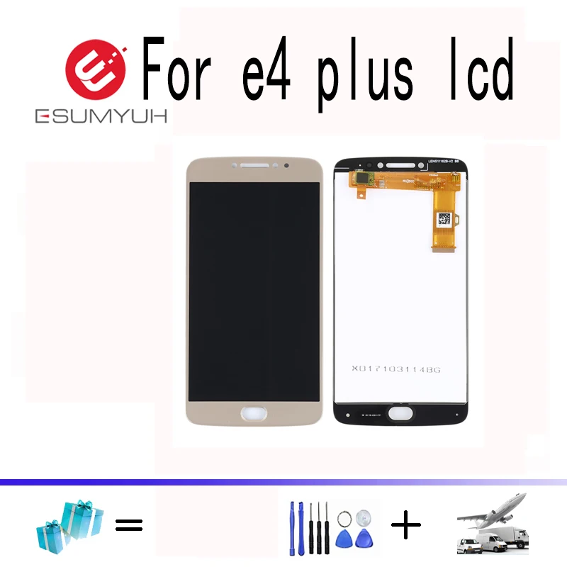 E4 плюс ЖК дисплей для Motorola Moto сенсорный экран мобильный телефон дигитайзер plus с