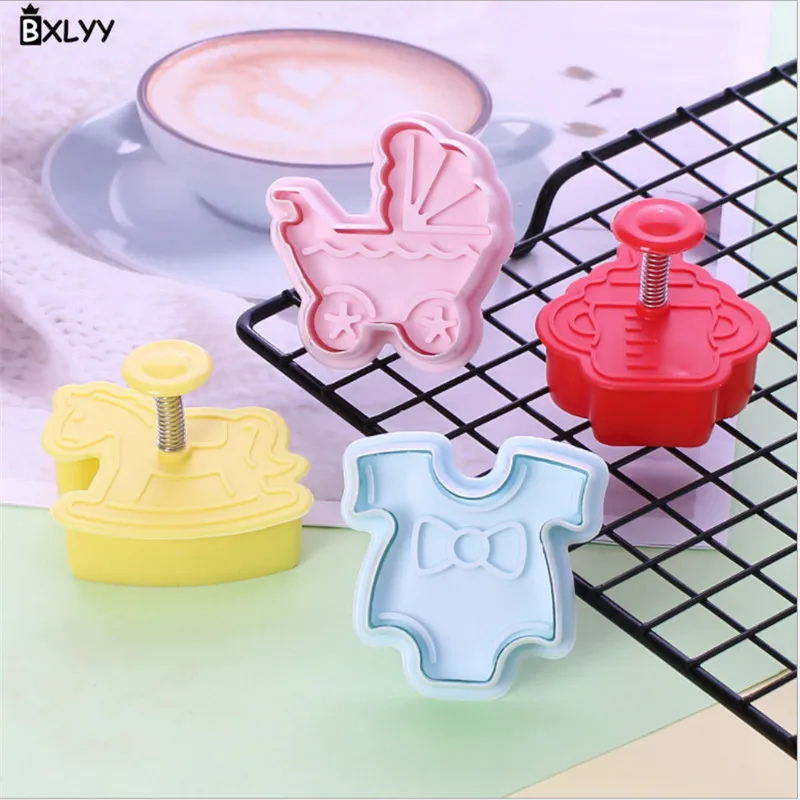 BXLYY4pcs Весенняя форма для тиснения DIY West Point декоративная форма для выпечки Akcesoria Do Ciastek I Tort W свадебный подарок Baby Shower.7z