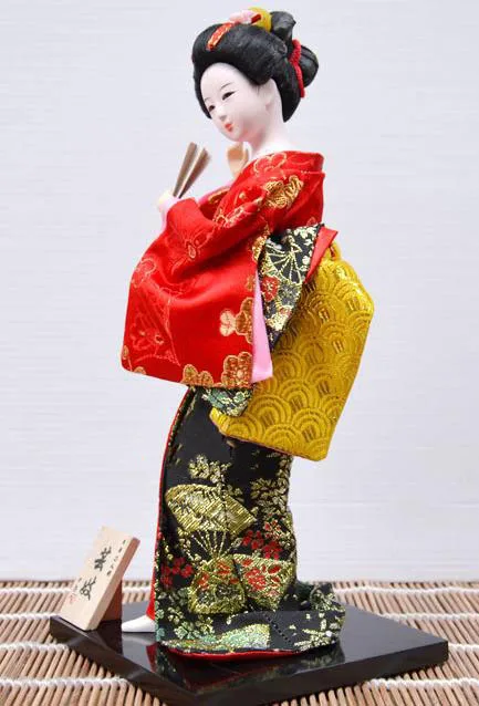 Аксессуары для украшения дома поделки японские фигурки кукла гейши с красивым