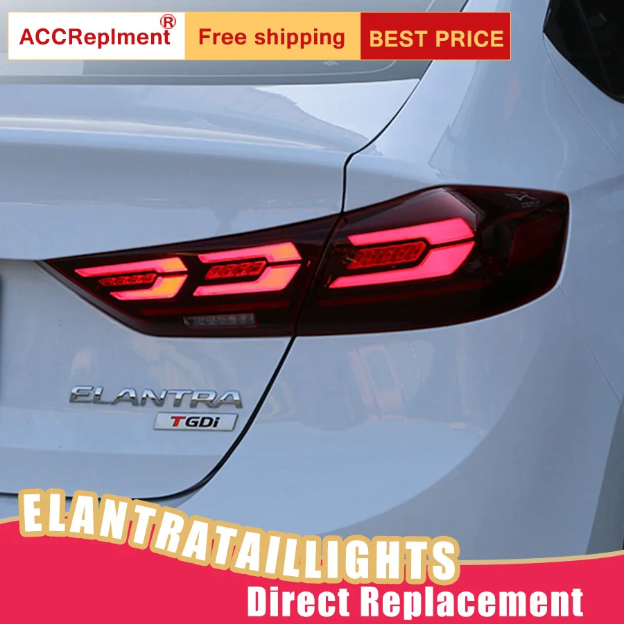 Новый светодиодный фонарь светильник s в сборе для Hyundai Elantra 2017-2018 задний