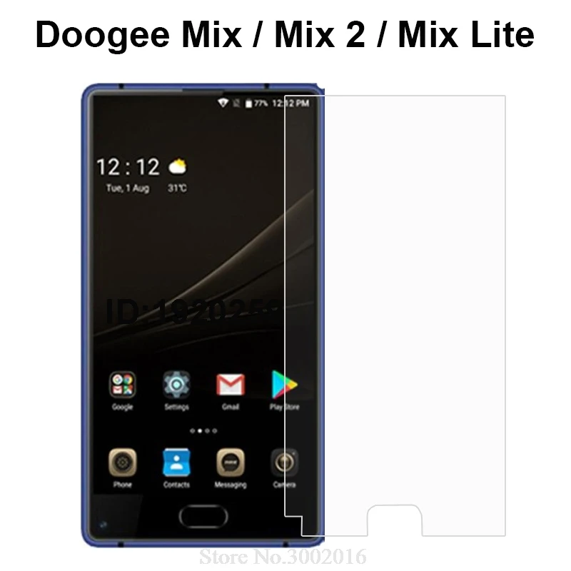 2 шт., стеклянный Чехол Для DOOGEE Mix Lite, закаленное стекло DOOGEE Mix 2, защита экрана смартфона, стекло Для DOOGEE Mix Lite, защитная пленка
