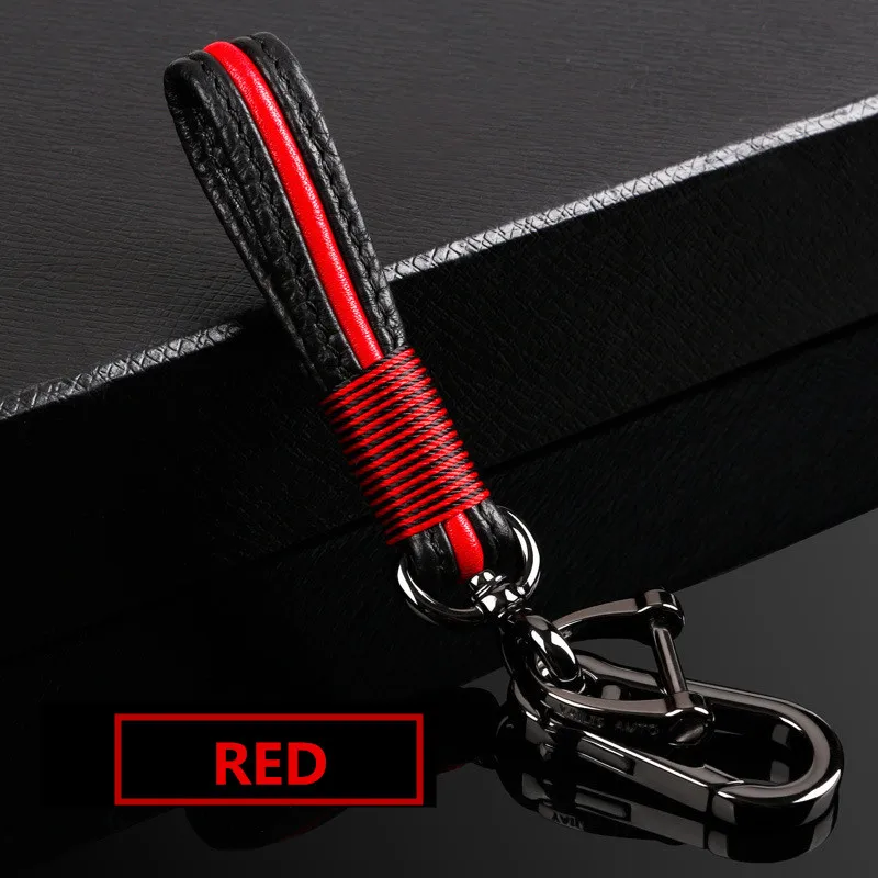 red keychain Легкий алюминий высшего качества сплав ключ чехол для Mazda 3/6 Axela Atenza CX-5/CX-4/CX-7 Riotous Profusion аксессуары - Название цвета: red keychain