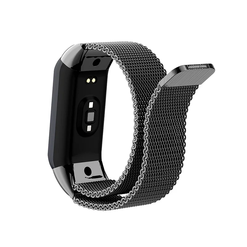 Для Amazfit Cor 2 ремешок на запястье заменен Браслет Для Xiaomi Huami браслет SIKAI - Цвет: black only strap